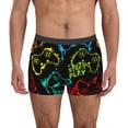 thumbnail image 2 of Goofa Play Game Start Printed Men's Boxer Briefs Underwear, Moisture-Wicking Underwear, Trunk,Soft and Breathable Cotton Underwear-Small, 2 of 9