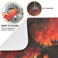 thumbnail image 2 of qxltty The Demon with A Sword Kitchen Drying Mat Extremely Absorbent Microfiber Dish Mats for Plates Cutlery Pots and Pans 18×24in, 2 of 8