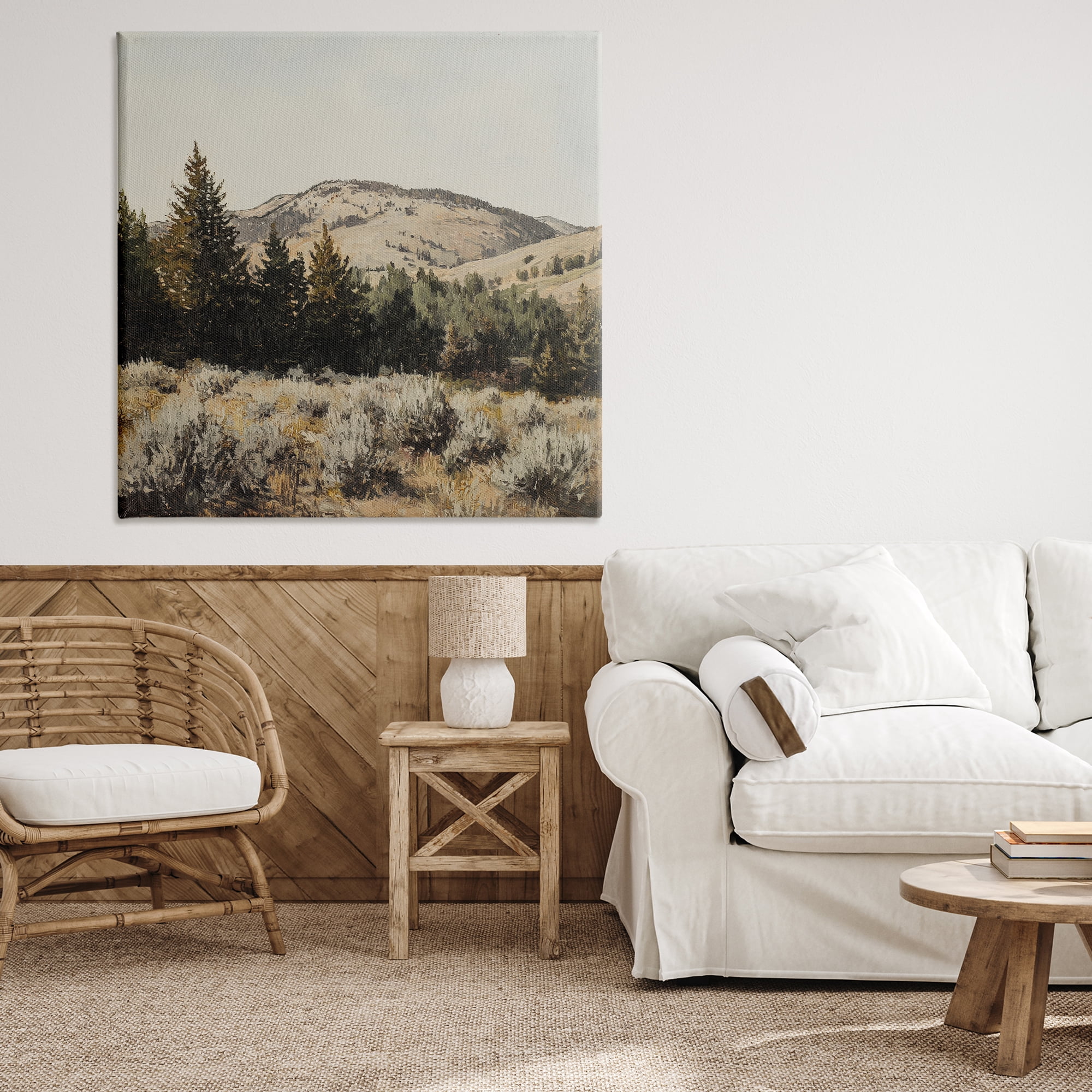 Stupell Industries Cedar Mountain View Canvas Wall Art, design by Petal Prints Design