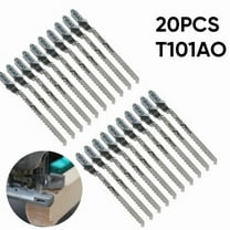 20pcs T101AO 3 inch T-shank HCS Jig saw Blade Set Assorted Metal Steel Jigsaw Blade For Bosch Plastic Wood Cutting Tools