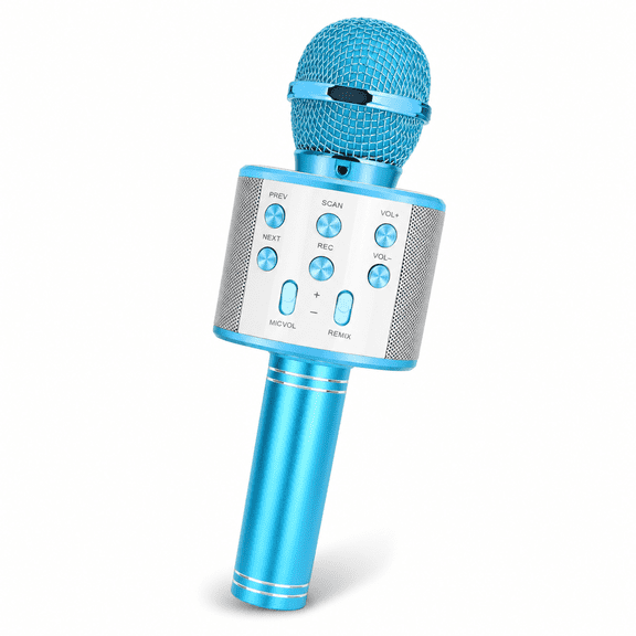 Kids Toys Age 5 6 7 8 9 10,Karaoke Microphone for Kids Popular Toys for Girl Boy Age 5-12 Birthday Gifts for Teen Girls Boys Age 5-12 Party Gift for Girl Boy Age 4-12 - Blue