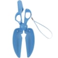 thumbnail image 1 of TEHAUX 1PC Portable Poop Scooper Scissors Shape Pickup Clip Plastic Blue for Pet Owners Cleaning, 1 of 8