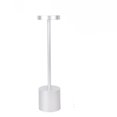thumbnail image 1 of Outdoor Table Lamp,LED Table Light,Cordless Table Lamp Rechargeable ,3 Color Stepless Dimming Up Usage for Restaurant(Silver), 1 of 5
