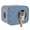 Blue, variant on Bifanuo Cat House for Indoor & Outdoor Cats,Weatherproof Resin Cat Shelter with Camera-Shaped Design,Ventilation, Assemble Easily for Home & Yard,Blue