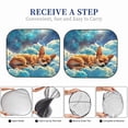 thumbnail image 6 of Fotbe Artistic Starry Sky Cloud Dog 2-Piece Car Windshield Sun Shade | Sun Blocker for Car Windshield | Foldable Automotive Interior Accessories for Sun Protection-Small, 6 of 7
