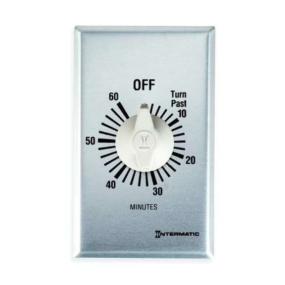 Intermatic Timer,Spring Wound, 0 to 60 min.  FF60M