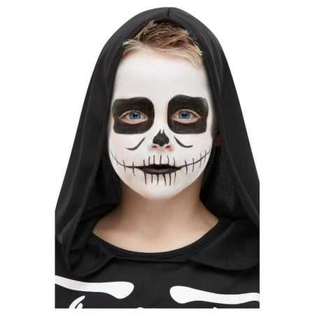 Black and White Skeleton Kit Unisex Halloween Makeup Costume Accessory