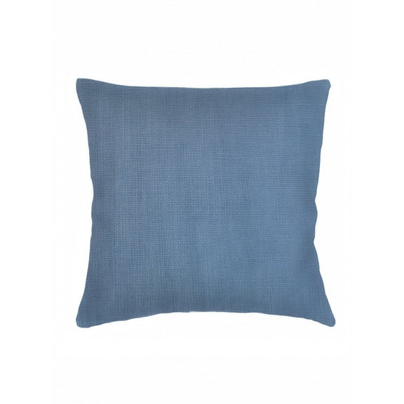 So Soft Linen Stonewashed Blue Pillow 20x20 Down Alternative