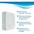 thumbnail image 4 of HQRP 2-pack Wick Filter Replacement for Essick Air AIRCARE 1043 EP9800 EP9R800 EP9700 EP9R700 EP9500 EP9R500 Pedestal Humidifiers, 4 of 7