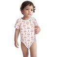 thumbnail image 3 of Daiia Rabbit Is And Carrots Printed Unisex-Baby Short Sleeve Onesies Bodysuits Baby Climbing Clothes Soft and Comfortable Romper with Expandable Shoulder Design-18 Months, 3 of 8