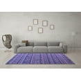 thumbnail image 3 of Ahgly Company Machine Washable Indoor Rectangle Abstract Blue Modern Area Rugs, 5' x 7', 3 of 4