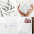 thumbnail image 4 of Headboard Wedge Pillow Bed Wedge Pillow for Headboard Bolster Reading Pillow for Bed Back Pillow for Sitting in Bed Wedge Pillow Headboard with Removable Velvet Cover (White, Queen), 4 of 7