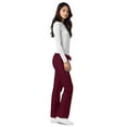thumbnail image 5 of Adar Universal Scrubs For Women - Drawstring Straight Leg Scrub Pants - 510 - Burgundy - XL, 5 of 7