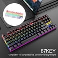 thumbnail image 4 of mecánico real para juegos RGB de 87 teclas con cable para jugadores A Baoblaze Teclado mecánico, 4 of 8