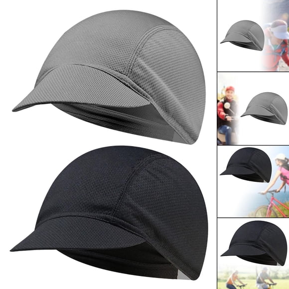 Paquete de 2 Gorros de con Visera a Prueba de terre para ejercicio, Pesca, Equitación DYNWAVEMX Gorro de ciclismo
