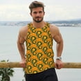 thumbnail image 6 of Fotbe cartoon snake Pattern Men's Quick Dry Workout Tank Top Gym Muscle Tee Fitness Bodybuilding Sleeveless T Shirt Breathable Workout Shirt-X-Large, 6 of 7