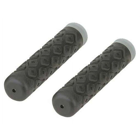 M.T.B Grips Diamond Grey/Black. Bike grips, bicycle grips, lowrider grips, beach cruiser grips, mountain bike grips