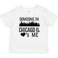thumbnail image 3 of Inktastic Chicago Illinois Someone Loves Me Skyline Boys or Girls Baby T-Shirt, 3 of 5