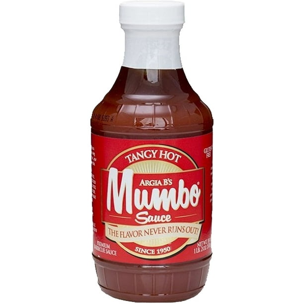 Argia B's Mumbo Sauce, Tangy Hot BBQ Sauce, 18 Ounce Bottle Walmart