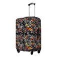thumbnail image 2 of Bingfone Multicolored Butterflies C Luggage Cover Washable Suitcase Cover Protector Anti-scratch Suitcase cover Fits 18-32 Inch Luggage (No luggage included), 2 of 8