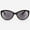 Black, variant on Sunglasses with Readers for Women - Reader Sunglasses - Cat Eye Reading Sun Glasses with Built In Full Readers - Florence by VITENZI in Black 2.25