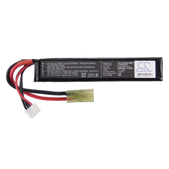 850mAh Airsoft Guns LP850S3C013 Battery for CS-LP850C16MT