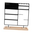 thumbnail image 4 of Organizador de joyas con base estable para mujeres y niñas, elegante y multicapa. negro, 4 of 8