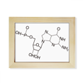 thumbnail image 1 of Checal Molecular Structure Illustration Desktop Photo Frame Picture Art Decoration Painting 6x8 inch, 1 of 3