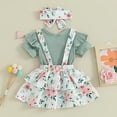 thumbnail image 7 of Toddler Girl Summer Outfits Cami Tops + Plaid Print Wide Leg Pants 2 Pcs Infant Girl Clothes Set Girls Summer Set 0-24 Months,6-12 Months, 7 of 7