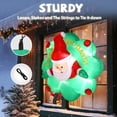 thumbnail image 3 of Zimtown Inflatables Santa Claus Outdoor Christmas Decorations for Holiday Window, Door Decoration, 3 of 6
