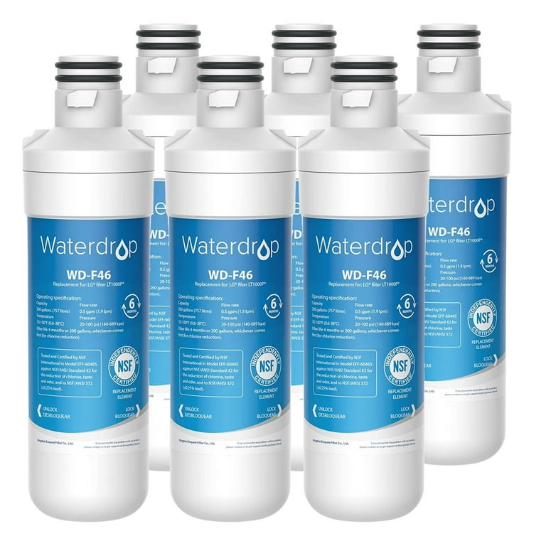 LG LT1000PC Refrigerator Water Filter, NSF Certified
