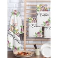 thumbnail image 2 of Happy Easter Kitchen Dish Towels for Drying Dishes Set of 3, Watercolor Gnomes Eggs Flowers Botanical Spring Waffle Weave Microfiber Hand Tea Bathroom Towels Quick Dry & Absorbent Towel 15.7x23.6, 2 of 7