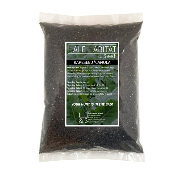 Hale Habitat & Seed Rapeseed Food Plot Seed, 5 lbs
