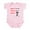 Petal Pink, variant on CafePress - Crawl Walk Weightlifting Body Suit - Baby Light Bodysuit, Size Newborn - 24 Months