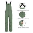 thumbnail image 6 of qucoqpe Womens Insulated Ski Bib Overalls Waterproof Windproof Ski Jumpsuit Winter Thermal Snow Snowboarding Pants Romper Snowpants for Women, 6 of 10