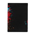 thumbnail image 3 of Chririnla Paint Splash Rugby Youth Wallet for Sports, Polyester Trifold Money Organizer with Magic Stiker, Wear Resistant Children Wallets, 3 of 6