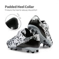 thumbnail image 4 of Tacos de Fútbol para Niños DREAM PAIRS SDSO2307K Negro Gris Talla 2, 4 of 5