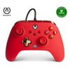 Restored PowerA Enhanced Wired Controller for Xbox - Red 1518810-01 (Refurbished)