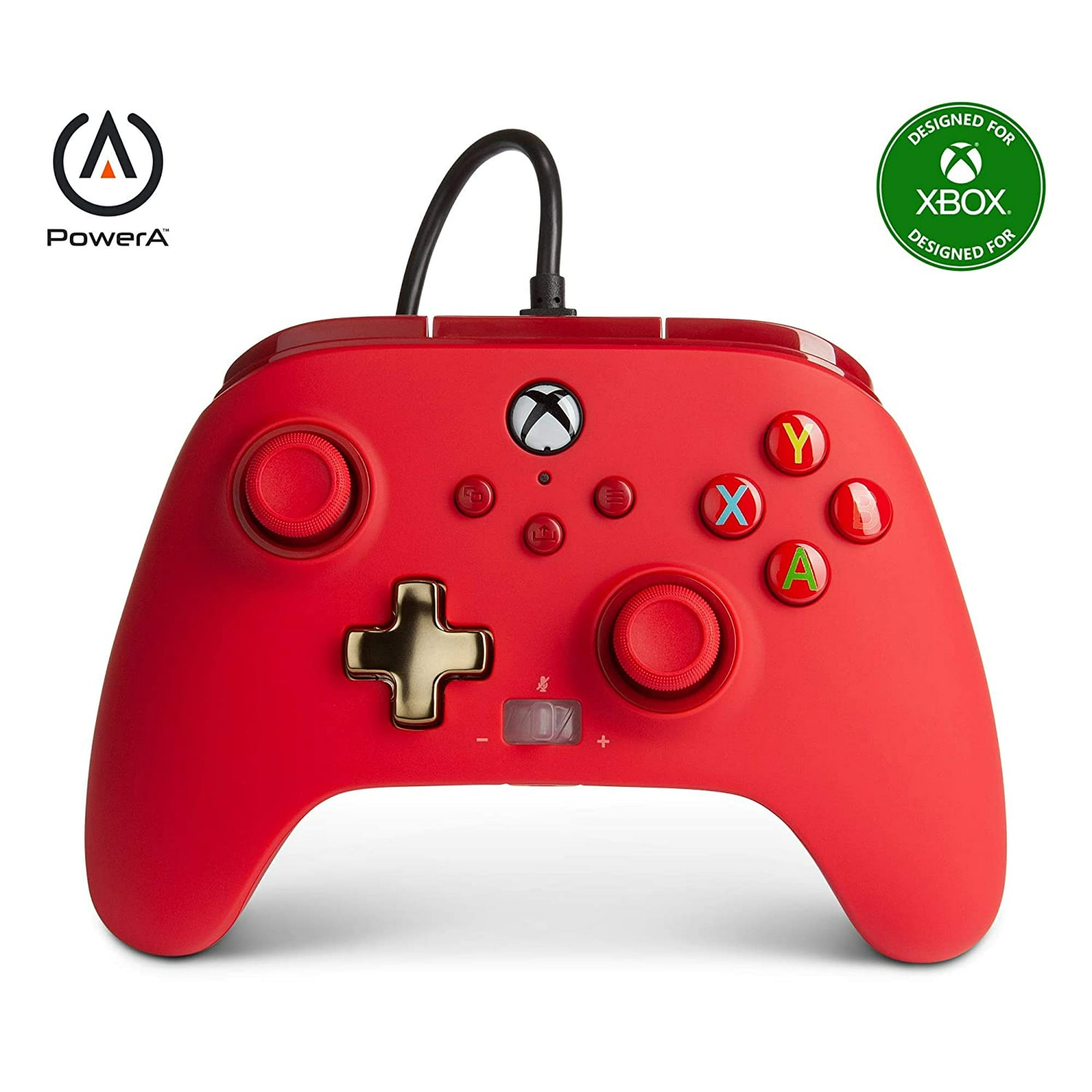 acento galería Cap SAYDY Enhanced Wired Controller for Xbox - Red, Gamepad, Wired Video Game  Controller, Gaming Controller, Xbox Series X|S, Xbox One - Xbox Series X |  Walmart Canada