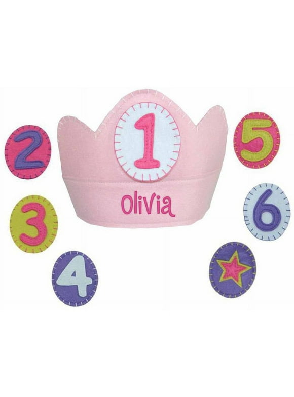 Personalized Yearly Birthday Crown, Girl