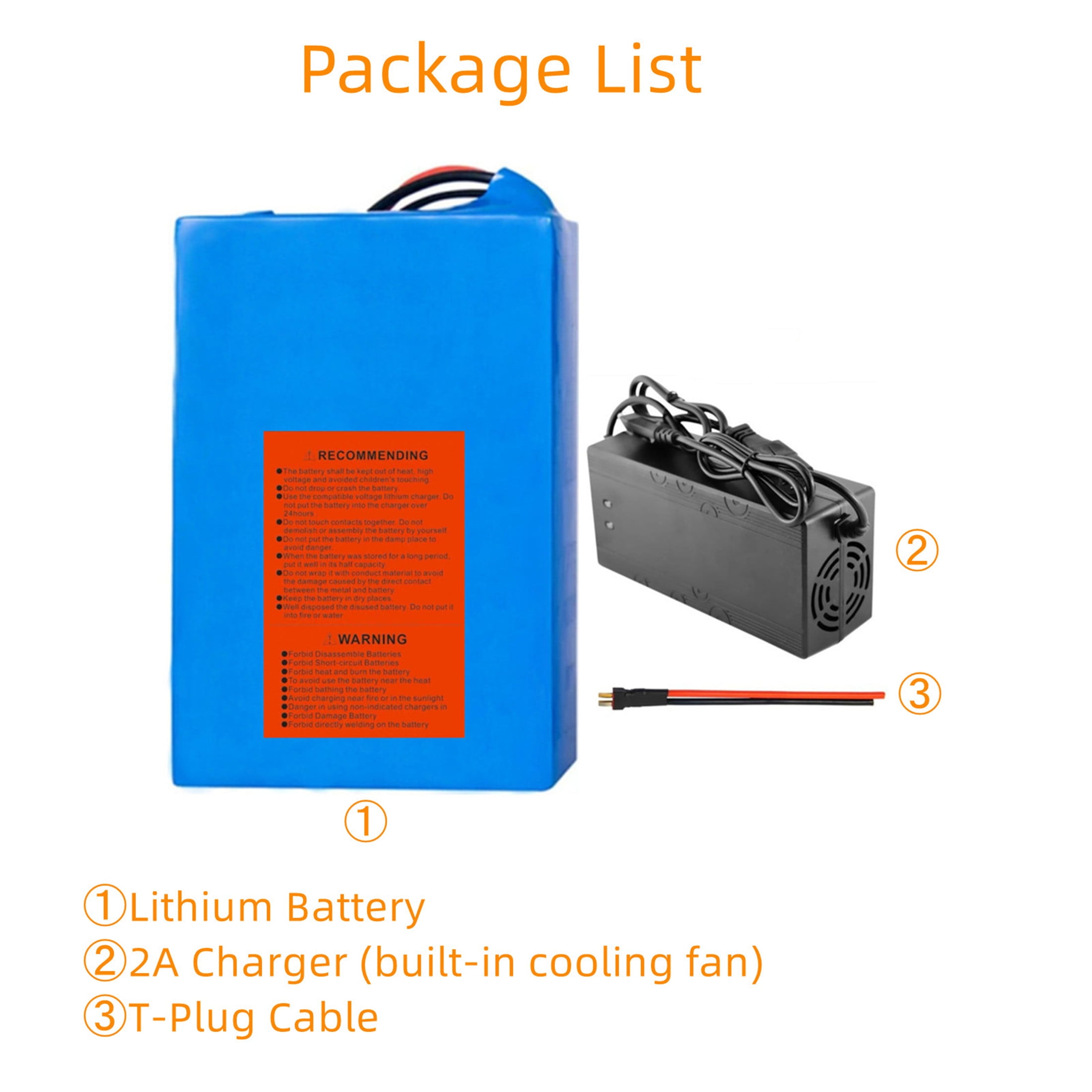 48V Ebike Battery 12Ah 10Ah 8Ah Lithium Li ion Battery for 500W Electric Bike Bicycle Scooter Motor with BMS Charger