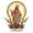 Gold, variant on Desktop Ornament Acrylic Tabletop 2D & Wall/Desktop Decorations for Home Or Seasonal - Easter Theme with and on Clear Acrylic