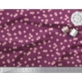 thumbnail image 2 of Soimoi Cotton Voile Fabric Leaves & Floral Artistic Printed Fabric 1 Yard 56 Inch Wide, 2 of 3