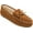Brown Suede, variant on Minnetonka Women's Pile Lined Hardsole Moccasin Slippers