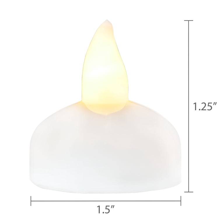 Way To Celebrate Battery-Operated LED Floating Tealights, 12 Count photo 2