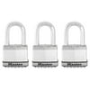 Master Lock Magnum 2 in. W X 1-1/2 in. L Laminated Steel Ball Bearing Locking Padlock Keyed Alike