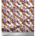thumbnail image 1 of Soimoi polyester Crepe Fabric Brush Stroke Abstract Print Fabric by the Yard 42 Inch Wide, 1 of 3