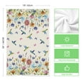 thumbnail image 6 of Sm:)e Hummingbird Spring Flowers Kitchen Towels Set of 2, 18x26 Inch, 6 of 6