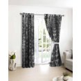 thumbnail image 3 of Grey Forest Blackout Curtains for Bedroom/Living Room, Thermal Insulated Kitchen Curtains, Pine Tree Summer Botanical Modern Art Grommet Darkening Window Treatment Drapes 52"x63"x2, 3 of 8
