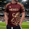 thumbnail image 4 of Rvusndi 2026 Mexico Soccer Shirt Men Tshirts Short Sleeves Summer Tops Graphic Tees Crew Neck Print Casual Basic Tees for Daily Wear, 4 of 5